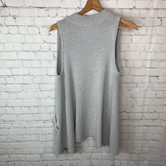 Anthropologie Moth Grey Dannah Swing Knot Cardigan - Picture 6 of 6